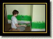 IMG_0845 * Stephanie paints the grass. * 3072 x 2048 * (2.54MB)